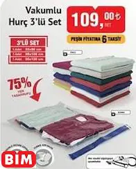 VAKUMLU HURÇ 3’LÜ SET VAKUMLU HURÇ 3’LÜ SET